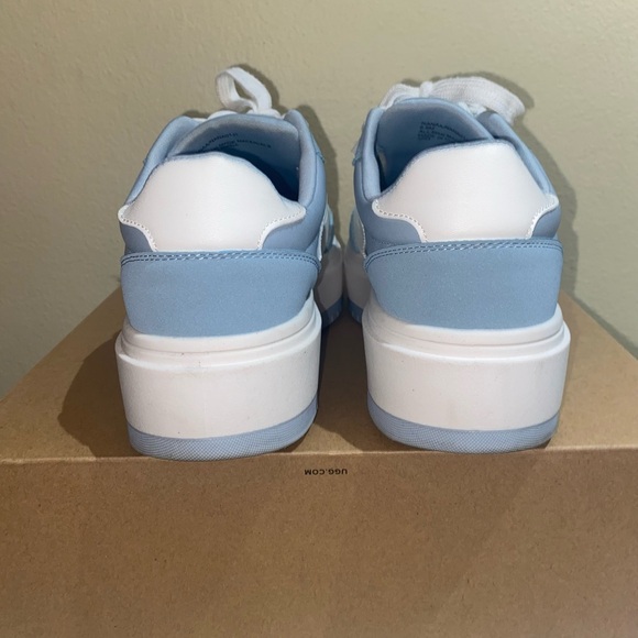 NaNa Light Blue & White Platform Sneakers, Size 6.5 - Picture 4 of 17
